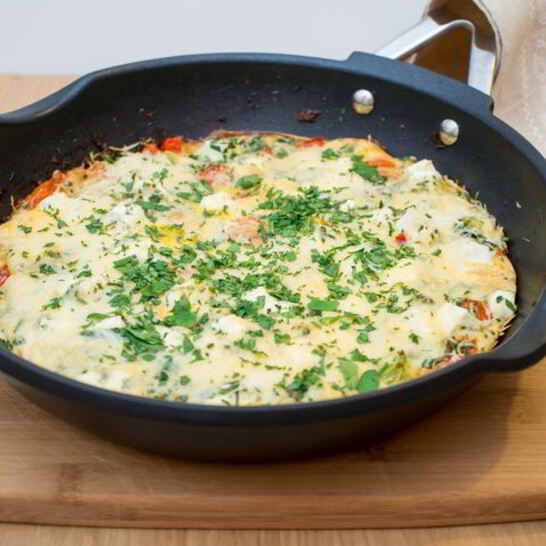 Рецепт фриттаты с овощами и сыром