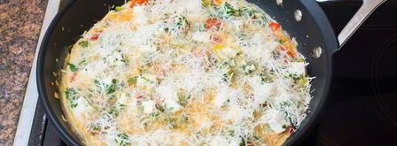 фриттата с овощами и сыром. Шаг 7