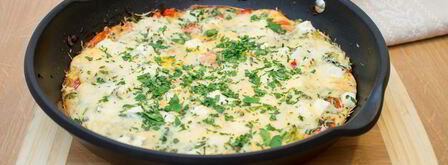 фриттата с овощами и сыром. Шаг 8