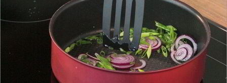 фриттата со сладким перцем и фетой. Шаг 4