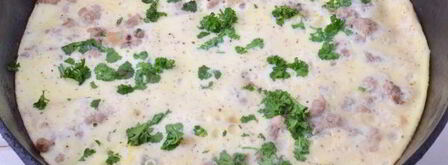 омлет с фаршем по дюкану. Шаг 8