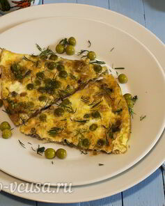 Омлет с грибами в духовке