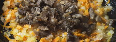 омлет с грибами в духовке. Шаг 4