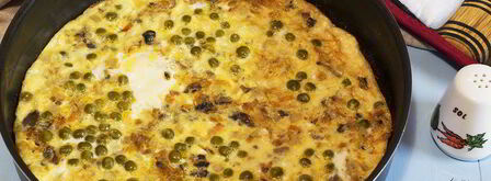 омлет с грибами в духовке. Шаг 10