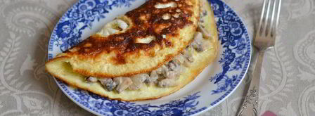 омлет с грибами. Шаг 10