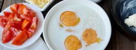 омлет с помидорами. Шаг 3