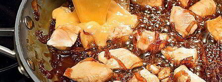 оякодон — японский омлет с рисом и курицей. Шаг 7