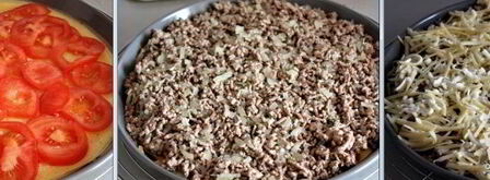 пицца-омлет болоньезе. Шаг 5