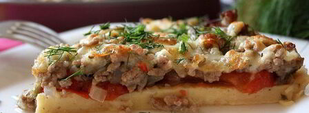 пицца-омлет болоньезе. Шаг 8