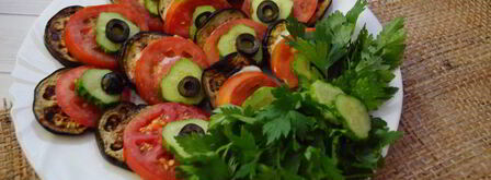 овощная закуска хвост павлина. Шаг 8