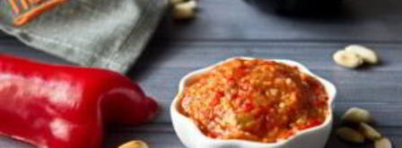 баклажанно-перечный паштет с орехами. Шаг 5