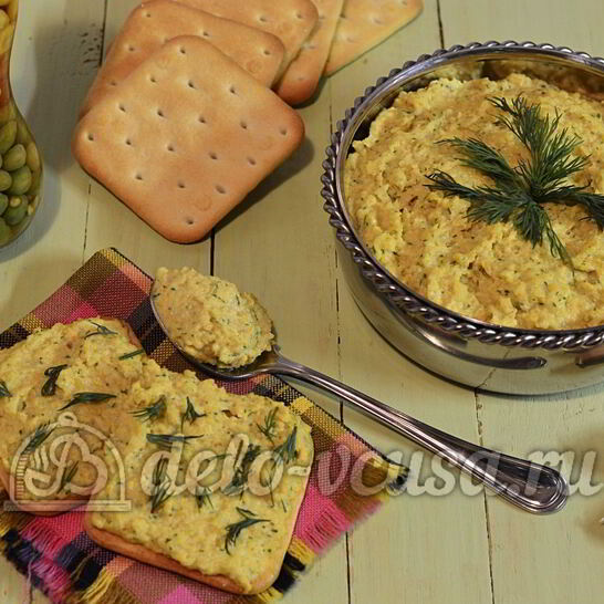 Рецепт паштета из гороха