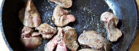 паштет из куриной печени с горохом нут. Шаг 3