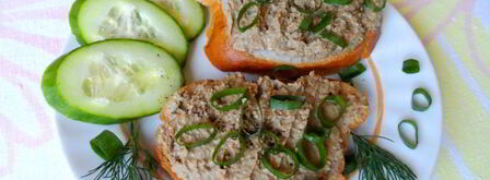 паштет из куриной печени с укропом. Шаг 10