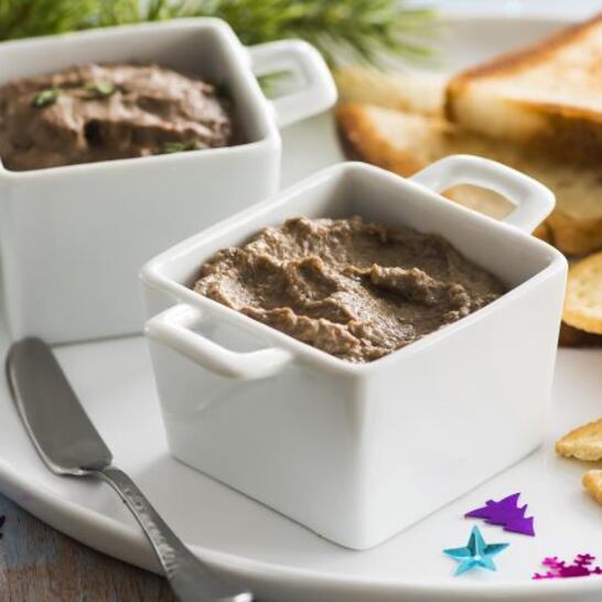 Рецепт паштета из куриной печенки с яблоками и тимьяном