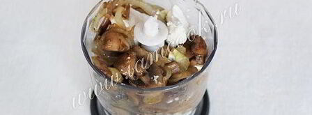 паштет из шампиньонов и творога. Шаг 6