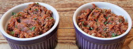 паштет из вяленых томатов и белой фасоли. Шаг 7