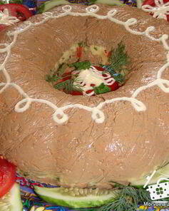 Паштет с куриной печенью и сыром