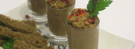 печеночный куриный паштет с тыквой и овощами. Шаг 6