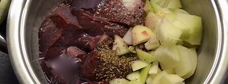 печеночный паштет с фасолью. Шаг 3