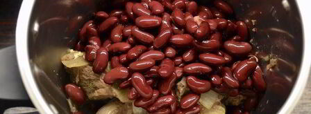 печеночный паштет с фасолью. Шаг 5