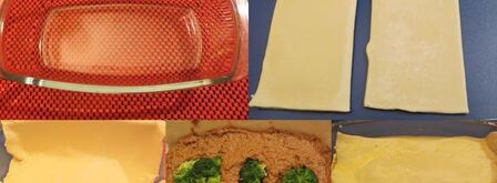 печеночный паштет запеченный в тесте. Шаг 4