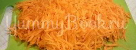 печеночный торт с зеленью и помидорами. Шаг 3