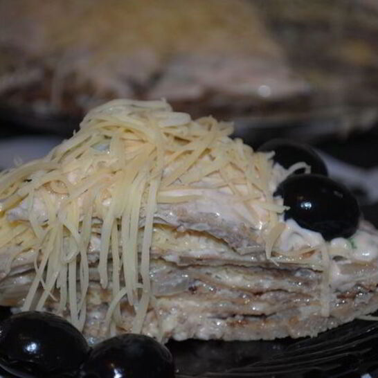 Рецепт печеночного тортика