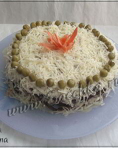 Торт из печени