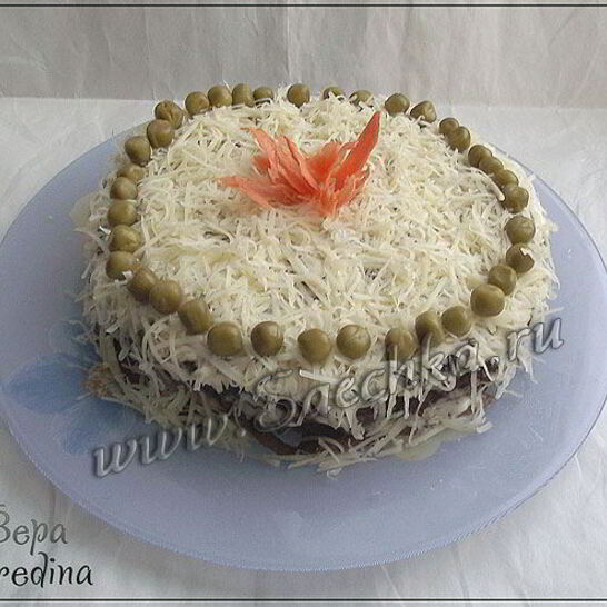 Рецепт торта из печени