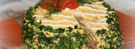 закусочный печеночный тортик. Шаг 9