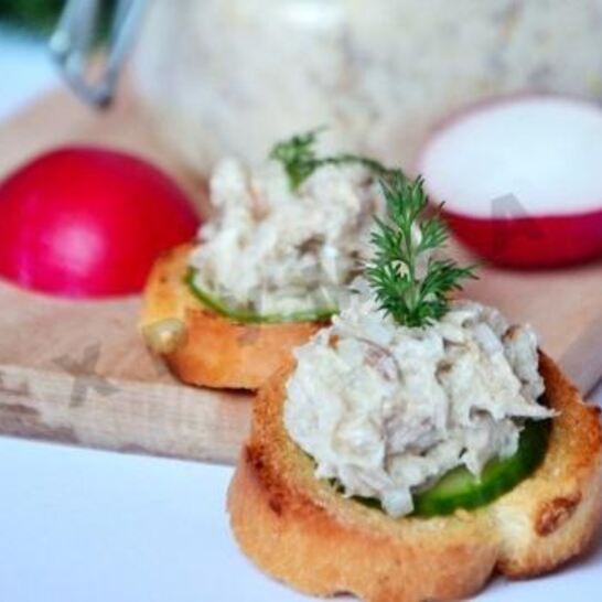 Рецепт рийета из скумбрии