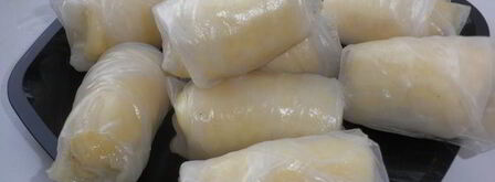 банановые спринг-роллы. Шаг 7