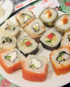 Домашние роллы Калифорния