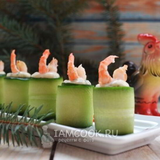 Рецепт огуречных роллов