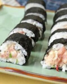 Острые роллы с тунцом