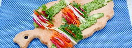 овощные роллы с огурцом и авокадо. Шаг 11