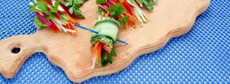 овощные роллы с огурцом и авокадо. Шаг 12