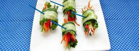 овощные роллы с огурцом и авокадо. Шаг 13