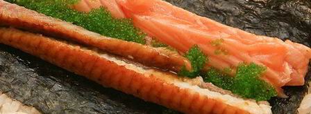 ролл в стружке тунца бонито. Шаг 7