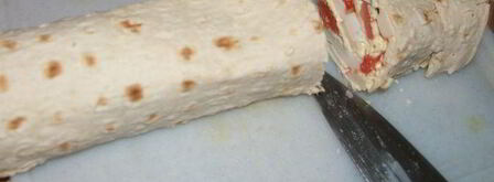 роллы из лаваша. Шаг 7