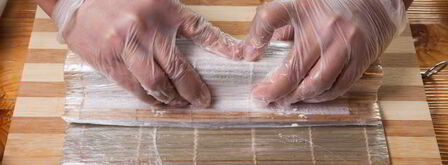 роллы радуга. Шаг 13