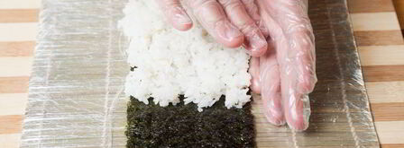 роллы радуга. Шаг 6