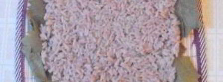 роллы с виноградными листьями. Шаг 3