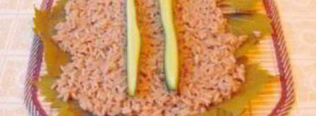 роллы с виноградными листьями. Шаг 4