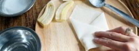 спринг роллы с бананом. Шаг 5