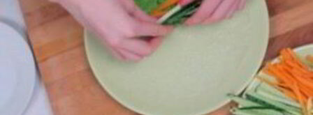 спринг-роллы с креветками. Шаг 4