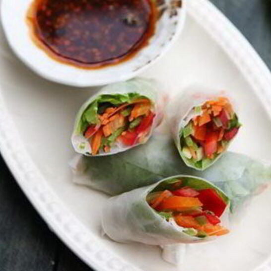 Рецепт спринга-роллов с овощами