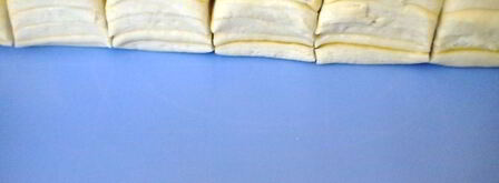 веера — американские масляные роллы. Шаг 11