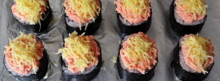 запеченные роллы с курицей. Шаг 16